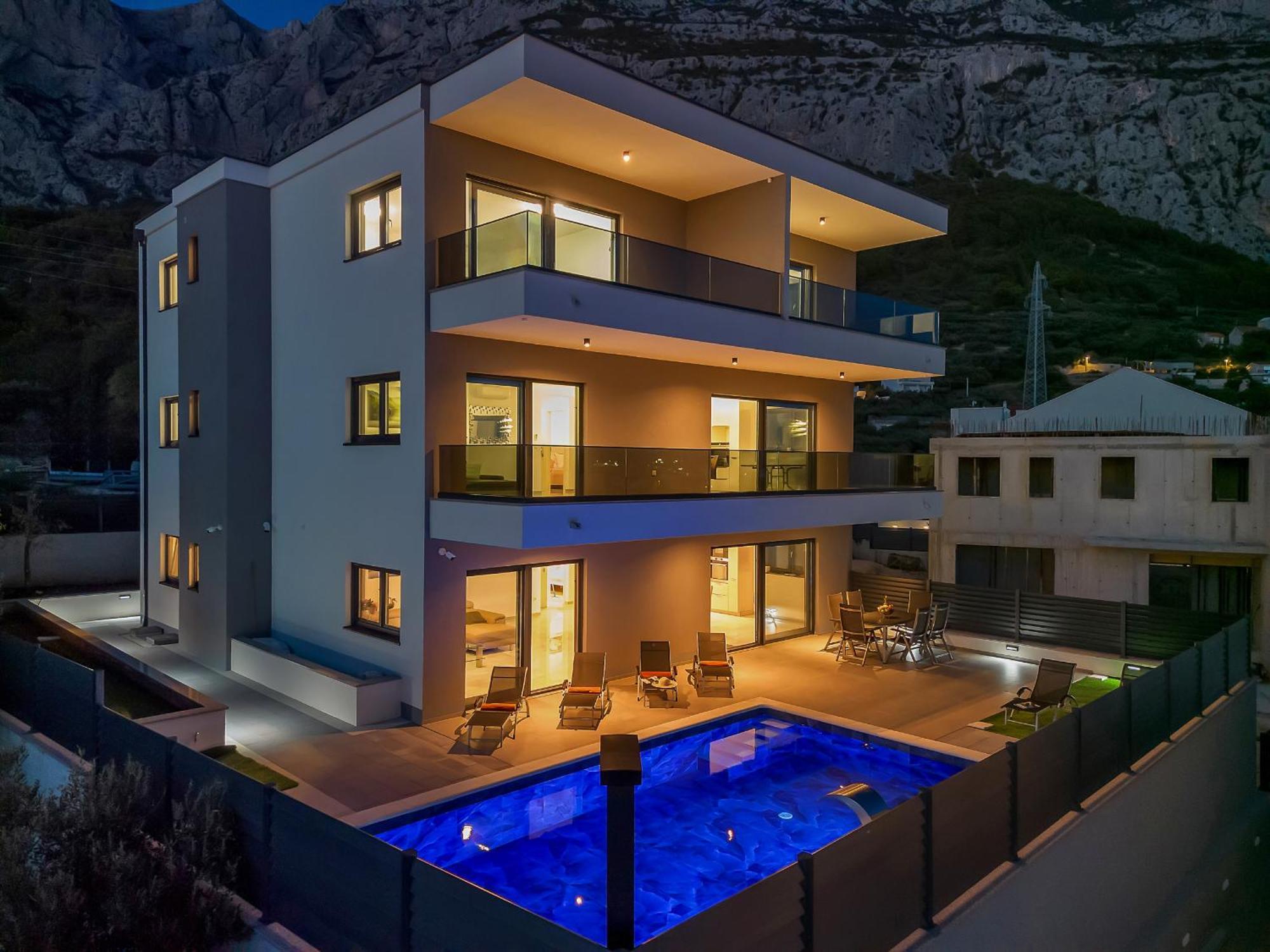 Villa Adria マカルスカ エクステリア 写真